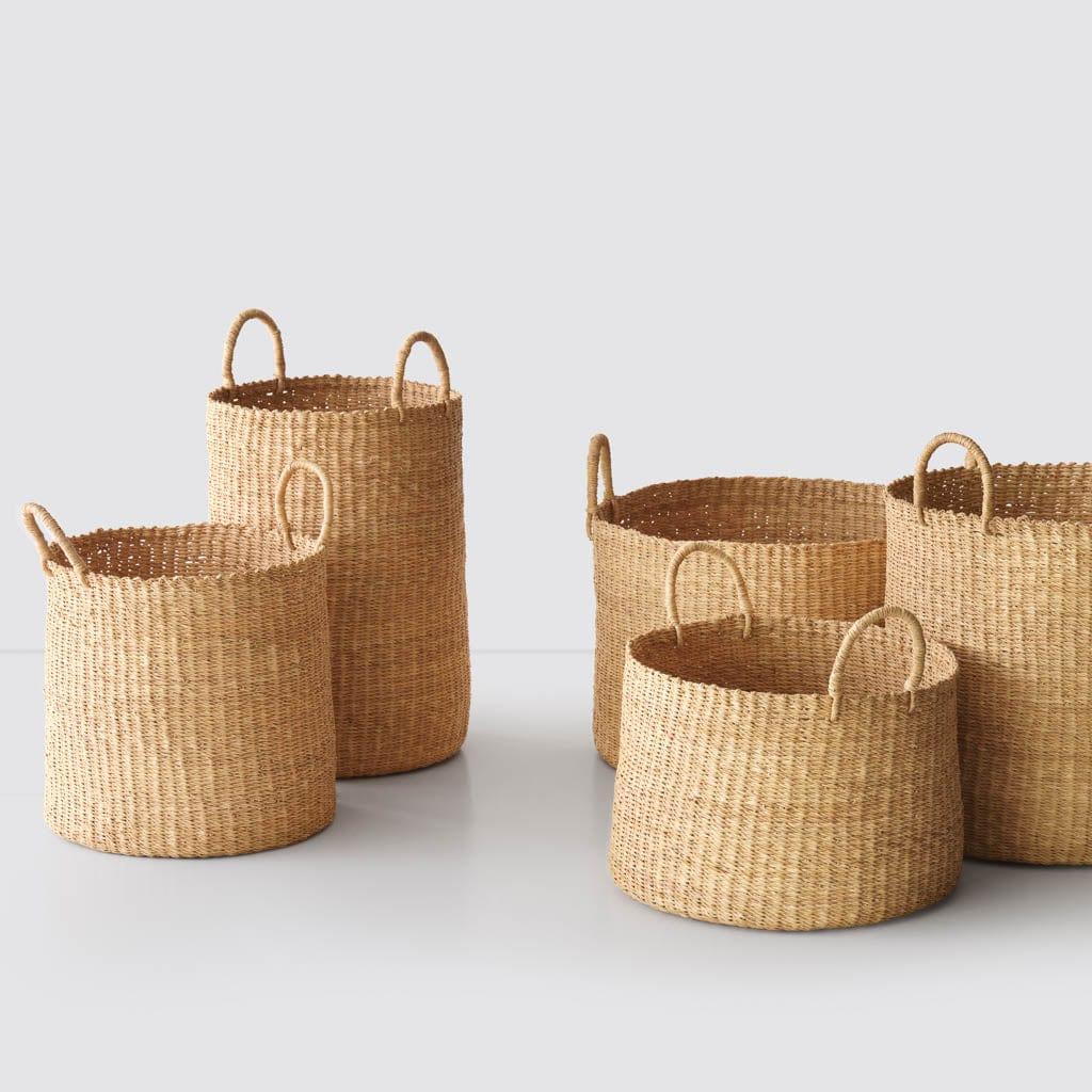Bolga Baskets for Storage