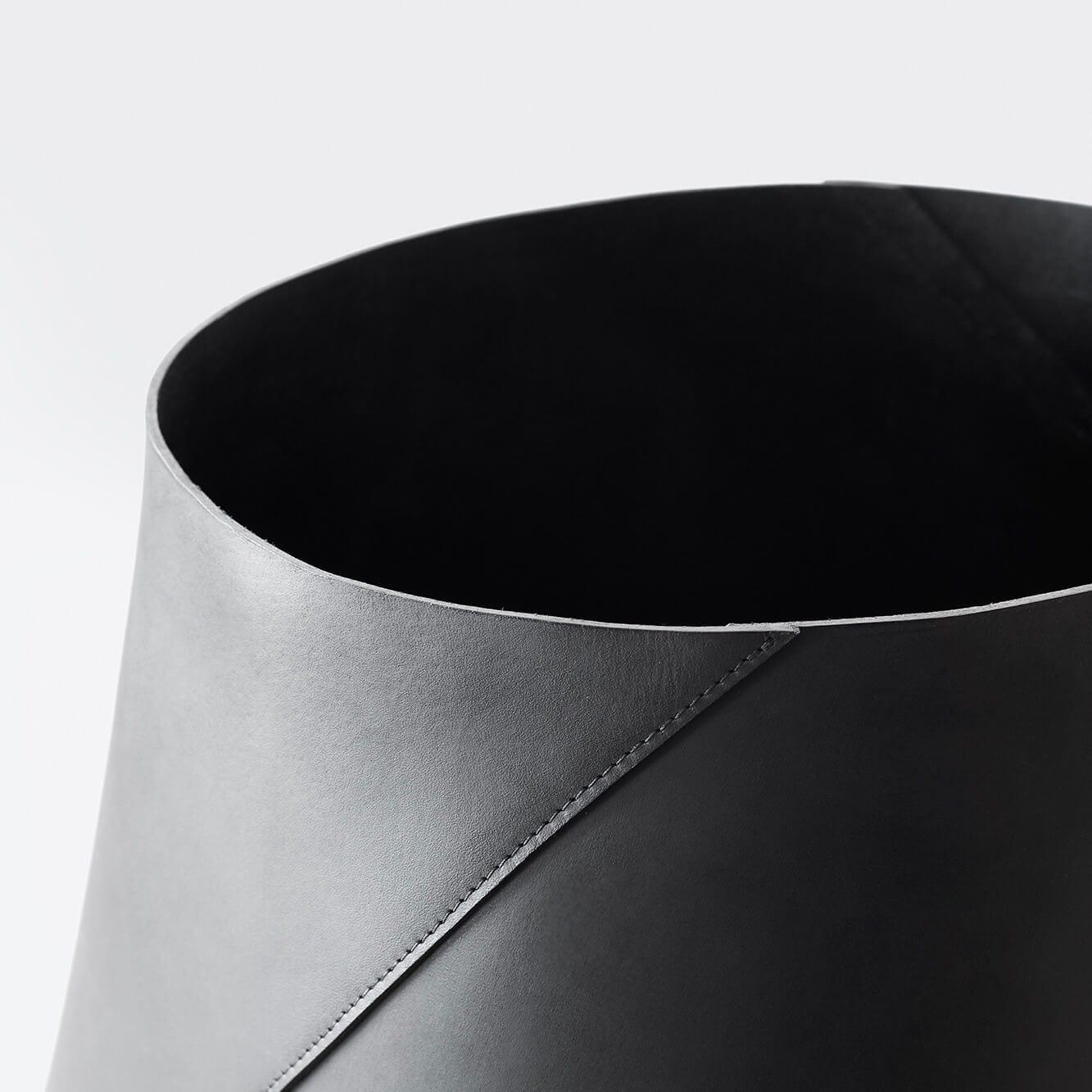 Azad Tall Leather Storage Containers