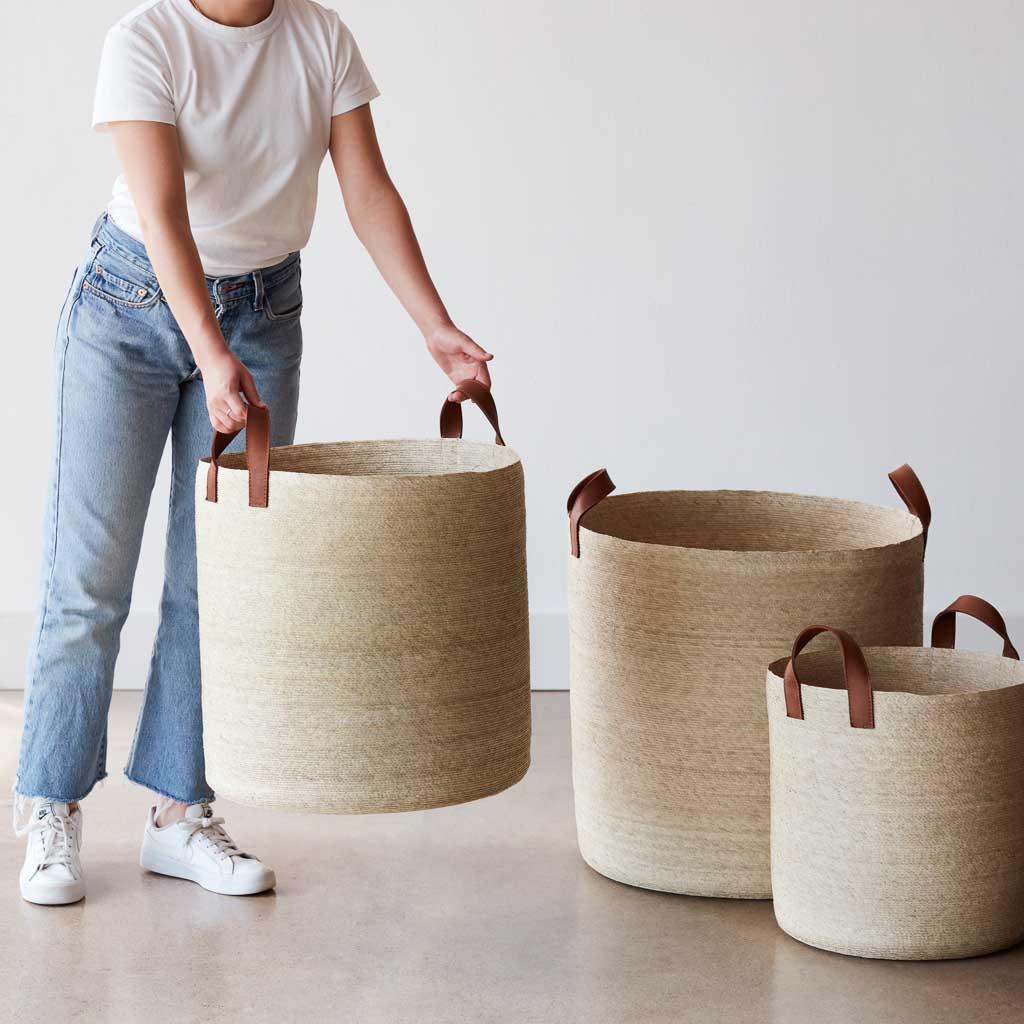 Round Mercado Storage Baskets