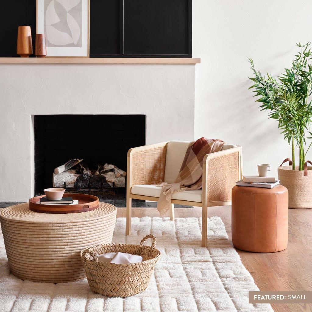 Totora Floor Storage Basket