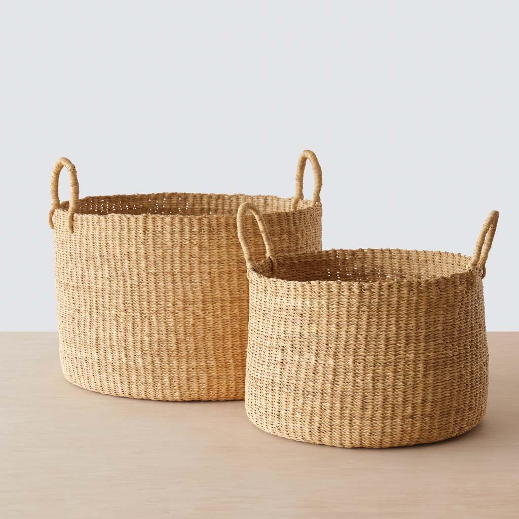 Floor-Standing Bolga Baskets