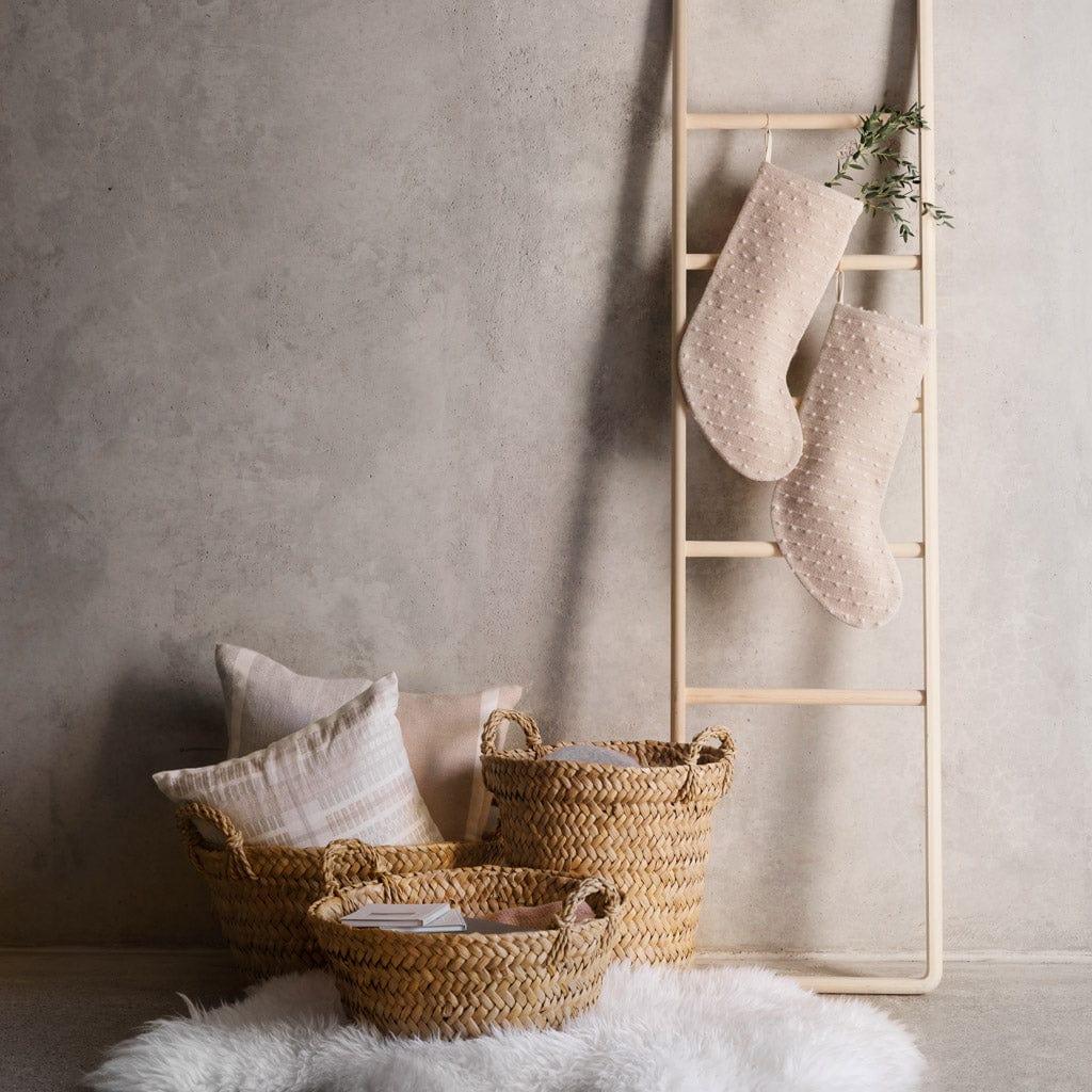 Totora Floor Storage Basket