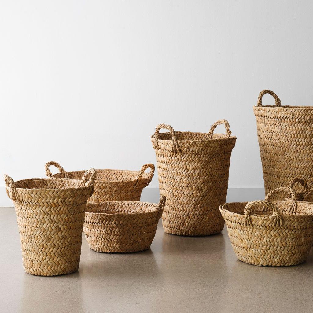 Totora Floor Storage Basket