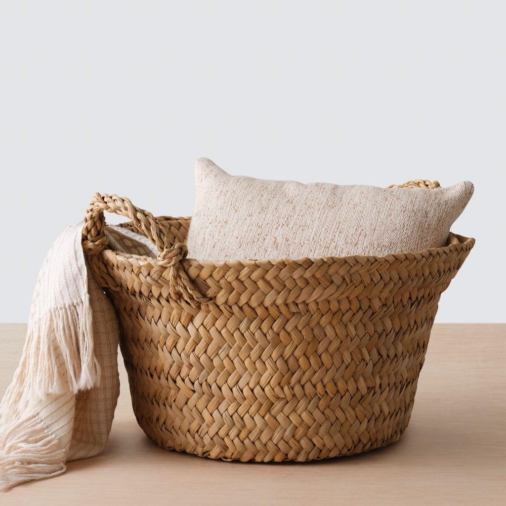 Totora Floor Storage Basket